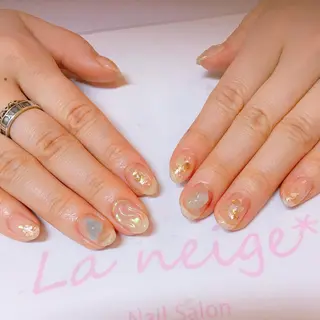 ネイル La neige* yuki 🥯🍑のネイルデザイン