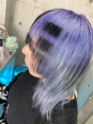 ミディアム カラー 國分 伸也のヘアスタイル