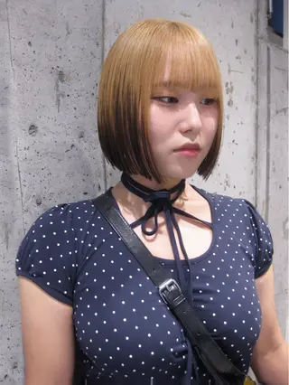 ショート カラー 🦖ミニボブ/ボブ /MOEKA🦕のヘアスタイル