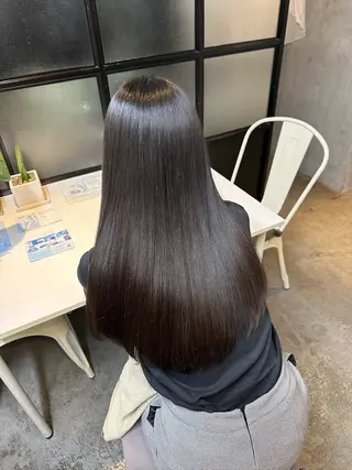 ロング 髪質改善／縮毛矯正 関根青葉のヘアスタイル