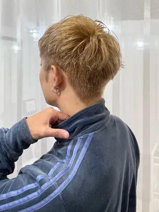 カラー メンズ 河相 美玖のヘアスタイル