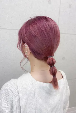 ミディアム カラー ラクーン-RacCoON-所属・甲斐綾香 /髪質改善/縮毛矯正のヘアスタイル