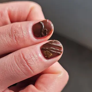 ネイル 🌲🌳🚪iiit o🌲🌳🌲のネイルデザイン