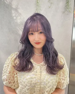 ロング カラー ヘアアレンジ トレンドlayer cut💐mihoのヘアスタイル