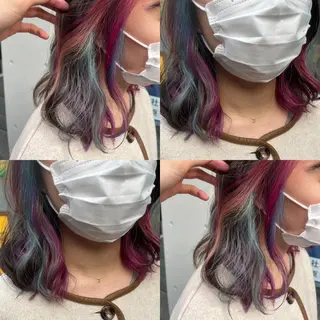 ミディアム カラー 原宿サロン代表 デザインカラー伊藤卓のヘアスタイル