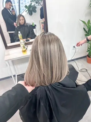 カラー ROIS表参道所属・ケアブリーチ/ ブリーチ/Kazuoのヘアスタイル