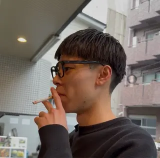 ショート パーマ メンズ FADE&LINE 高井戸所属・佐藤 吏空のヘアスタイル