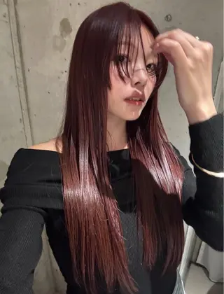 ロング カラー sano rikitoのヘアスタイル