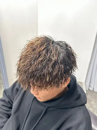 パーマ メンズ 梅田/全パーマ特化/ ケアパーマ特化/秋本のヘアスタイル