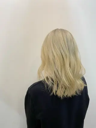 セミロング カラー ハイトーン/ボブ/ レイヤー💫カイセイのヘアスタイル