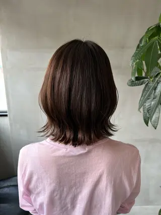 ミディアム hairsalon ulu所属・仙台/抜け感カラー /工藤のヘアスタイル
