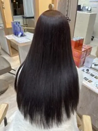 ロング カラー elu あやね‎🤍🫧のヘアスタイル