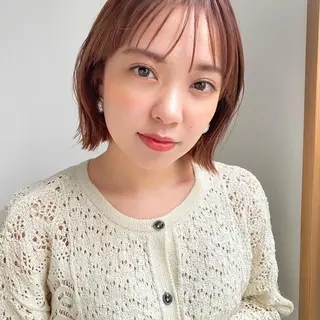 ショート カラー 🪭risa 暖色/レイヤー🪭のヘアスタイル