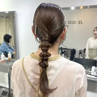 ヘアアレンジ Je suis heureuse Tres所属・早朝セット☀️ レイヤー/Momoのヘアスタイル