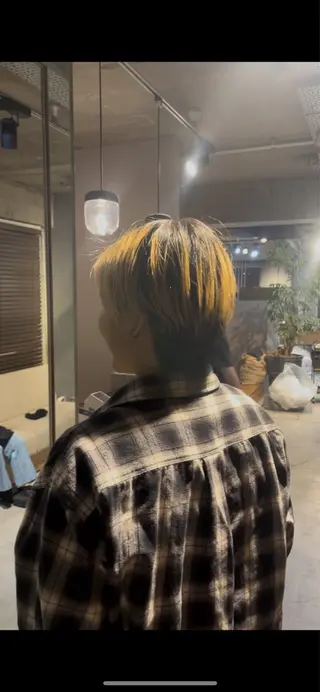 メンズ ☀️マナカ/縮毛矯正 カラー/表参道のヘアスタイル