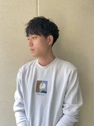 ショート メンズ ボブ/髪質改善/ レイヤー/池澤慎人のヘアスタイル