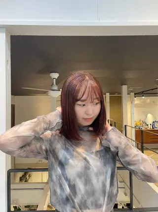 カラー 大夢 /カットモデル募集のヘアスタイル