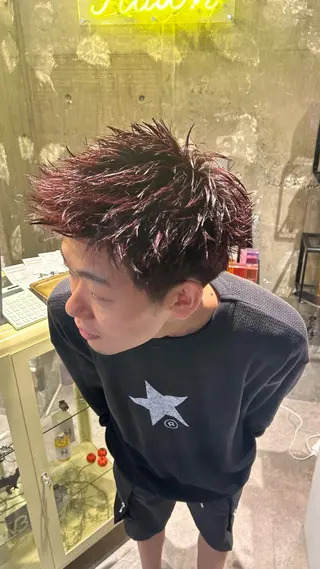 メンズ 個性派ネイル シノのネイルデザイン