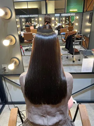 ロング カラー 髪質改善ストレート Kantaのヘアスタイル