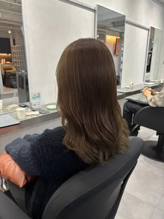 セミロング カラー seiya/ ブリーチなしWカラーのヘアスタイル