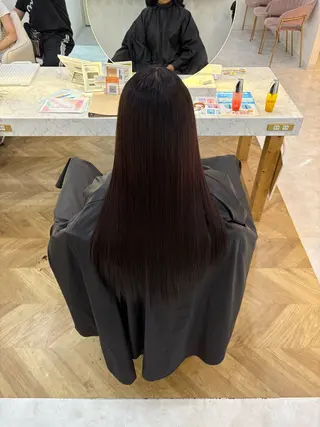ロング カラー 須永 さくらのヘアスタイル