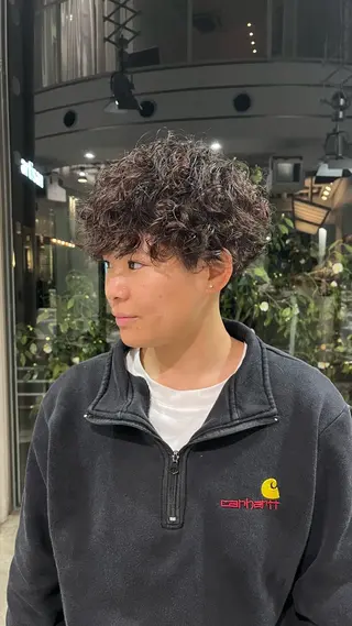 パーマ メンズ 似合わせカット🎀 モデル募集中のヘアスタイル