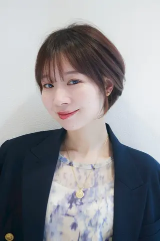 ショート カラー 深夜まで営業中‼️ レム髪質改善のヘアスタイル