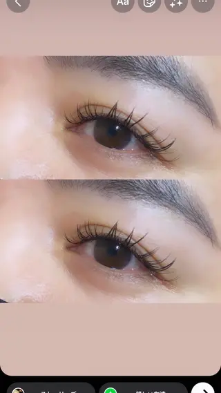 マツエク・マツパ G LUX(ジールクス)所属・清水 まなのマツエク・マツパデザイン