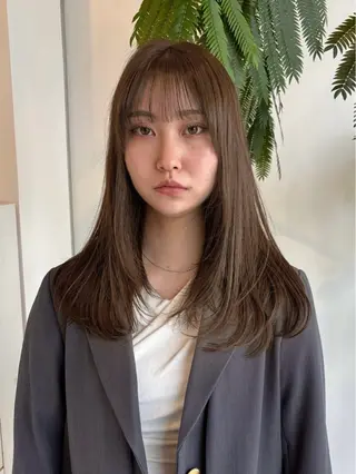 セミロング カラー 悩みを解決💫似合せ RENのヘアスタイル