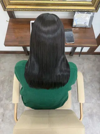 セミロング newi saLyu 川島たかひろのヘアスタイル