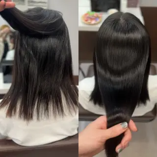 セミロング 💎艶髪💎縮毛矯正 /髪質改善/ひかるのヘアスタイル