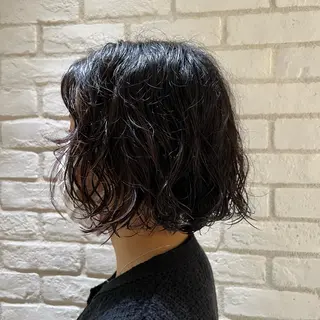 パーマ ヘアアレンジ ✨ショート・ボブ✨ 🌿‬宮脇 彩華🌿のヘアスタイル