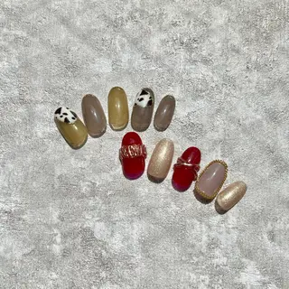 ネイル 大島 玲奈のネイルデザイン