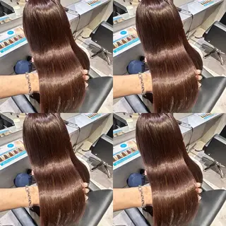 カラー 暖色.髪質改善 🪽スズのヘアスタイル