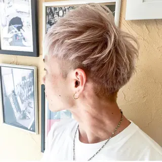 ショート カラー メンズ HOMMEHAIR4所属・砂川 太成のヘアスタイル