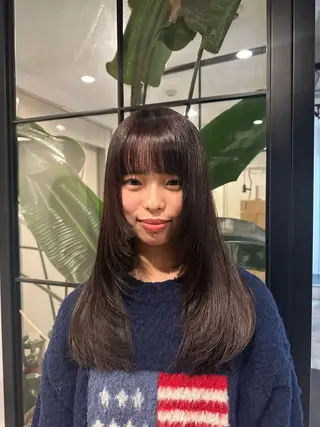 ロング 髪質改善/縮毛矯正 新潟/レイヤー/有紗のヘアスタイル