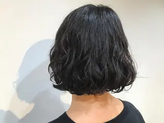 ショート パーマ ヒロミ/アレンジ/ アンニュイ/透け感のヘアスタイル