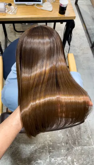 セミロング HANARE by youres hair 神楽坂所属・神楽坂/縮毛矯正/ 髪質改善/香村優弥のヘアスタイル