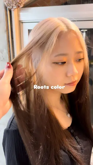 カラー 暖色カラ-ෆ˚顔周り 🎀ོ白岩亜実🎀ོのヘアスタイル