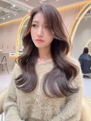 ロング カラー レイヤー❣️縮毛矯正 川村利幸のヘアスタイル