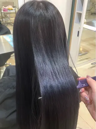 ロング 💖透明感カラー💖 西添 奈々美のヘアスタイル