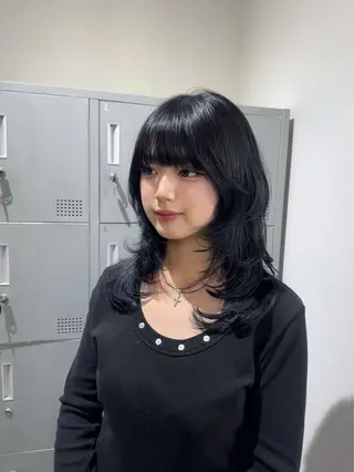 セミロング 透明感カラー/レイ ヤーカット/KaHoのヘアスタイル