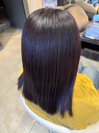 セミロング EARTH coiffure beaute四街道もねの里モール店所属・守谷 奏穂のヘアスタイル