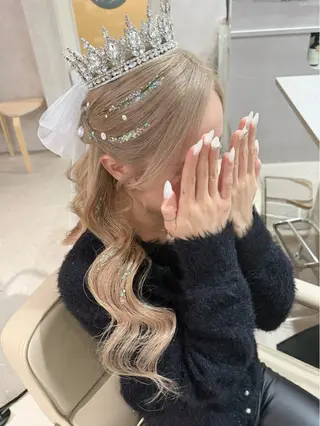 ヘアアレンジ セットサロンCURE 🩵あんみのヘアスタイル