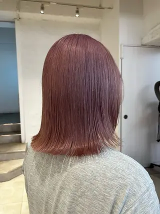 ミディアム カラー メンズパーマ/ メッシュ📍ﾕﾘのヘアスタイル