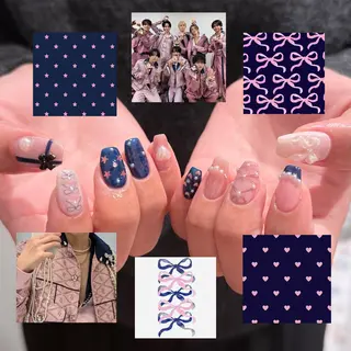 ネイル 🎀 Hiyubi._.nail 🫧所属・🎀フェイ フェイ🫧💗のネイルデザイン