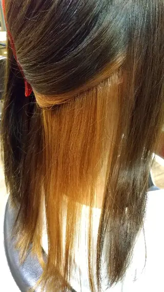 カラー ロング TEN　日進所属・小島琉奈/ カットモデル募集のヘアスタイル