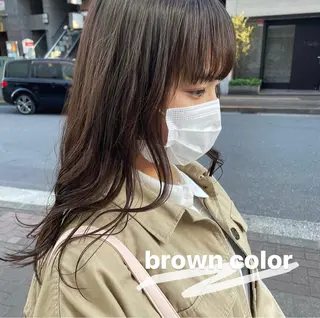 ミディアム カラー 韓国ヘア🦋 MIYUのヘアスタイル