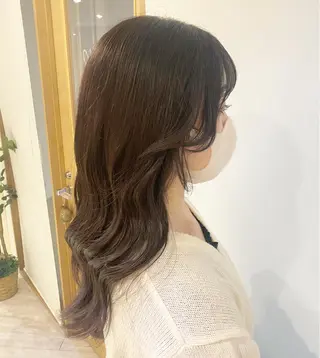 ロング カラー R 横浜【アール】所属・ハイトーン/韓国 ヘア　momo˚✧₊のヘアスタイル