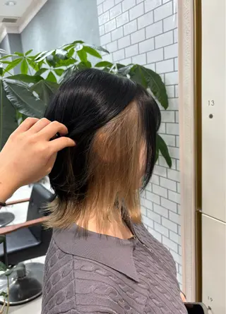カラー ブリーチ/暖色カラー /kotoneのヘアスタイル